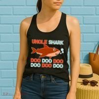 Uncle Shark Doo Doo Doo Women's Tank Top thumb 2