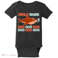 Uncle Shark Doo Doo Doo Baby Bodysuit thumb 0