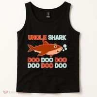 Uncle Shark Doo Doo Doo Tank Top thumb 2