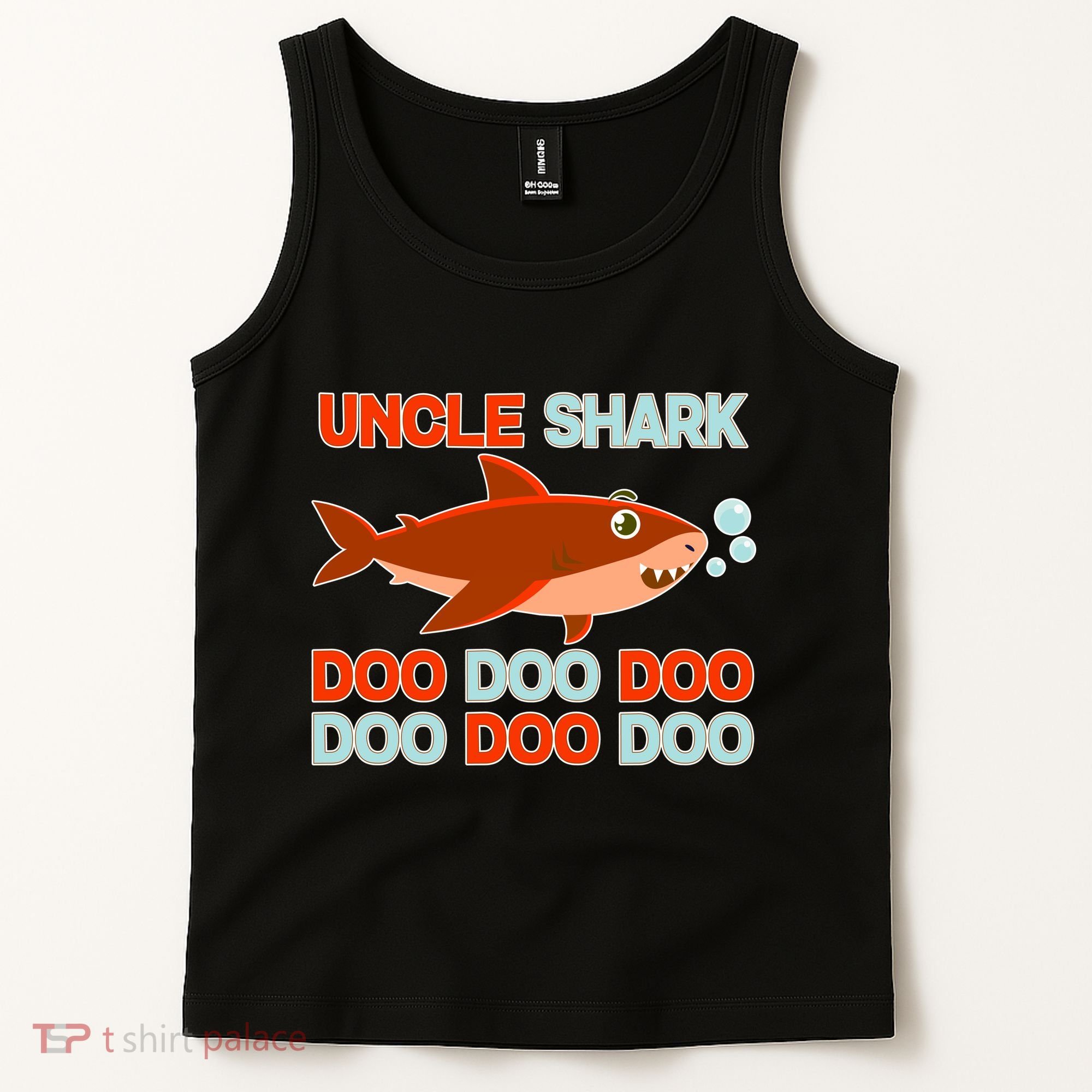 Uncle Shark Doo Doo Doo Tank Top