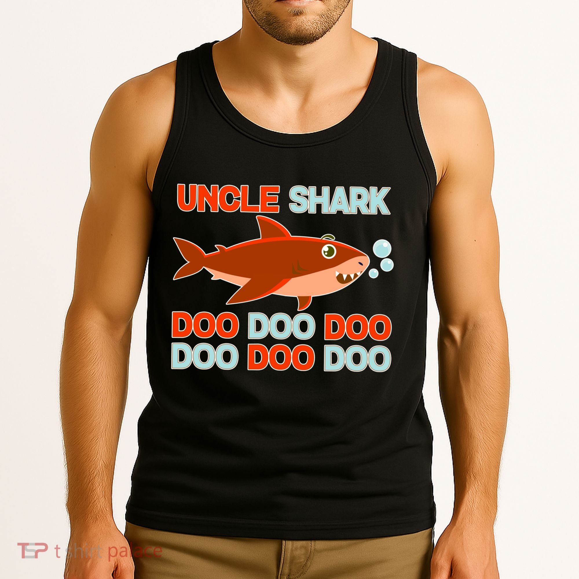 Uncle Shark Doo Doo Doo Tank Top