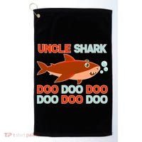 Uncle Shark Doo Doo Doo Golf Towel thumb 0
