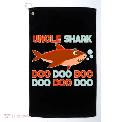 Uncle Shark Doo Doo Doo Golf Towel