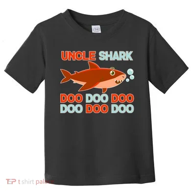 Uncle Shark Doo Doo Doo Toddler T-Shirt