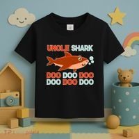Uncle Shark Doo Doo Doo Toddler T-Shirt thumb 3