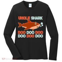 Uncle Shark Doo Doo Doo Women's Long Sleeve Shirt thumb 0