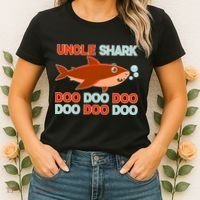 Uncle Shark Doo Doo Doo Women's T-Shirt thumb 2
