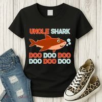 Uncle Shark Doo Doo Doo Women's T-Shirt thumb 3