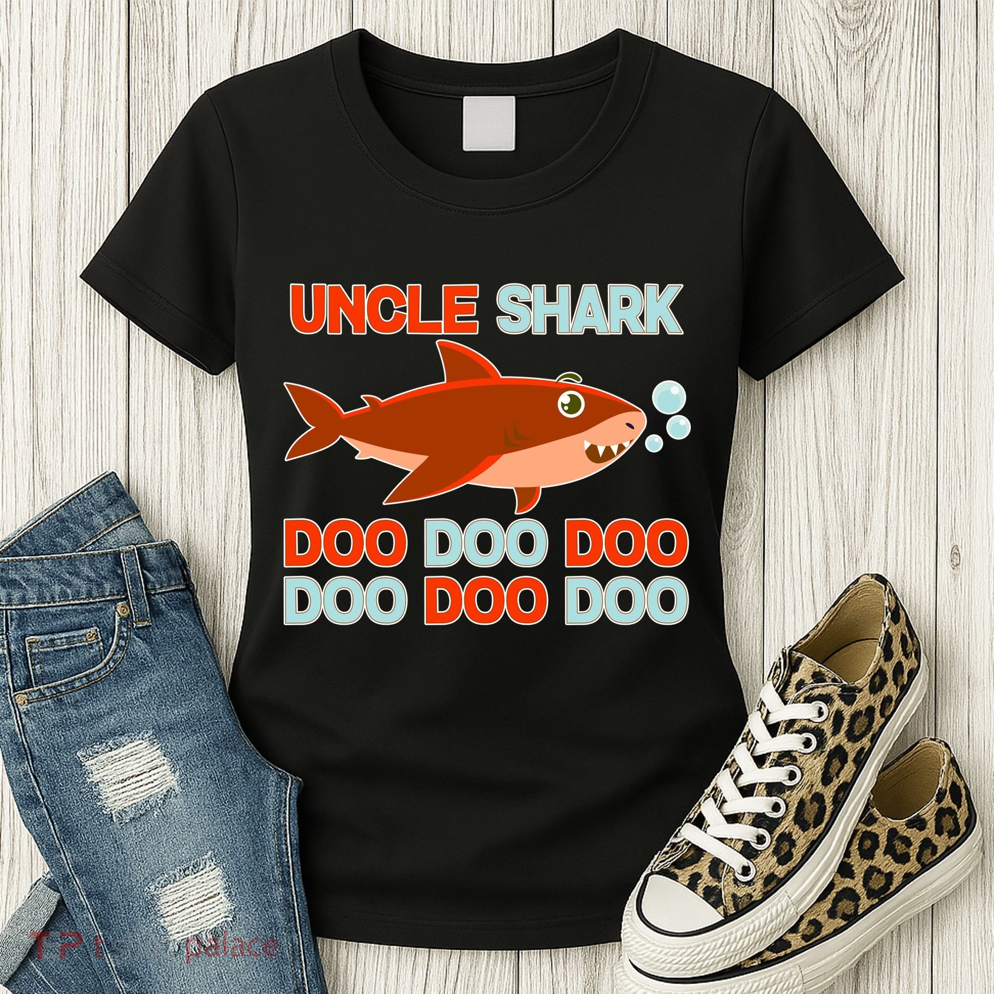 Uncle Shark Doo Doo Doo Women's T-Shirt