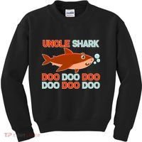 Uncle Shark Doo Doo Doo Kids Sweatshirt thumb 0