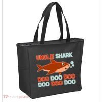 Uncle Shark Doo Doo Doo Tote Bag thumb 2