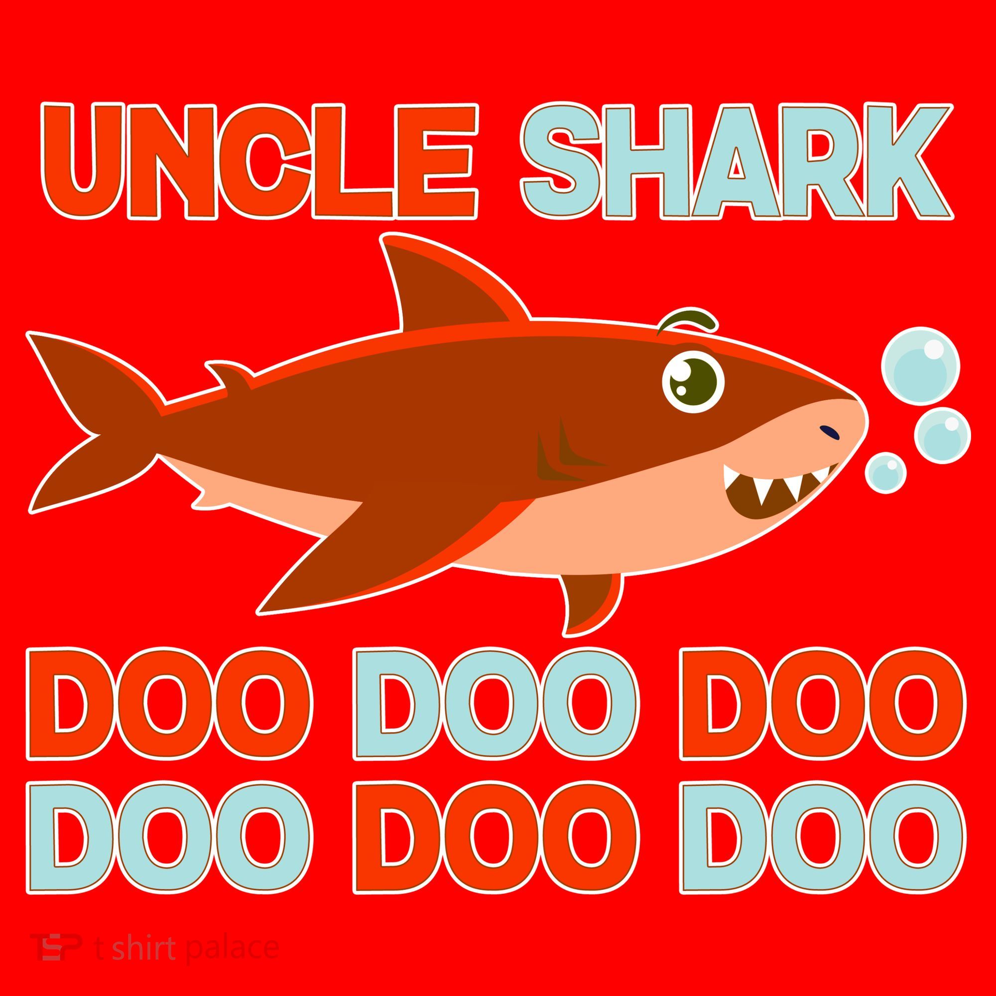 Uncle Shark Doo Doo Doo Santa Hat