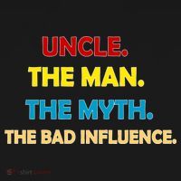 Uncle The Man Myth Legend The Bad Influence Backpack thumb 2
