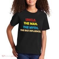 Uncle The Man Myth Legend The Bad Influence Kids T-Shirt thumb 2