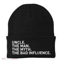 Uncle The Man The Myth The Bad Influence Beanie thumb 0