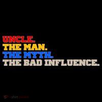 Uncle The Man The Myth The Bad Influence1 USA-Made Doggie Bandana thumb 2