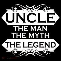 Uncle The Man The Myth The Legend Doggie Tank thumb 4