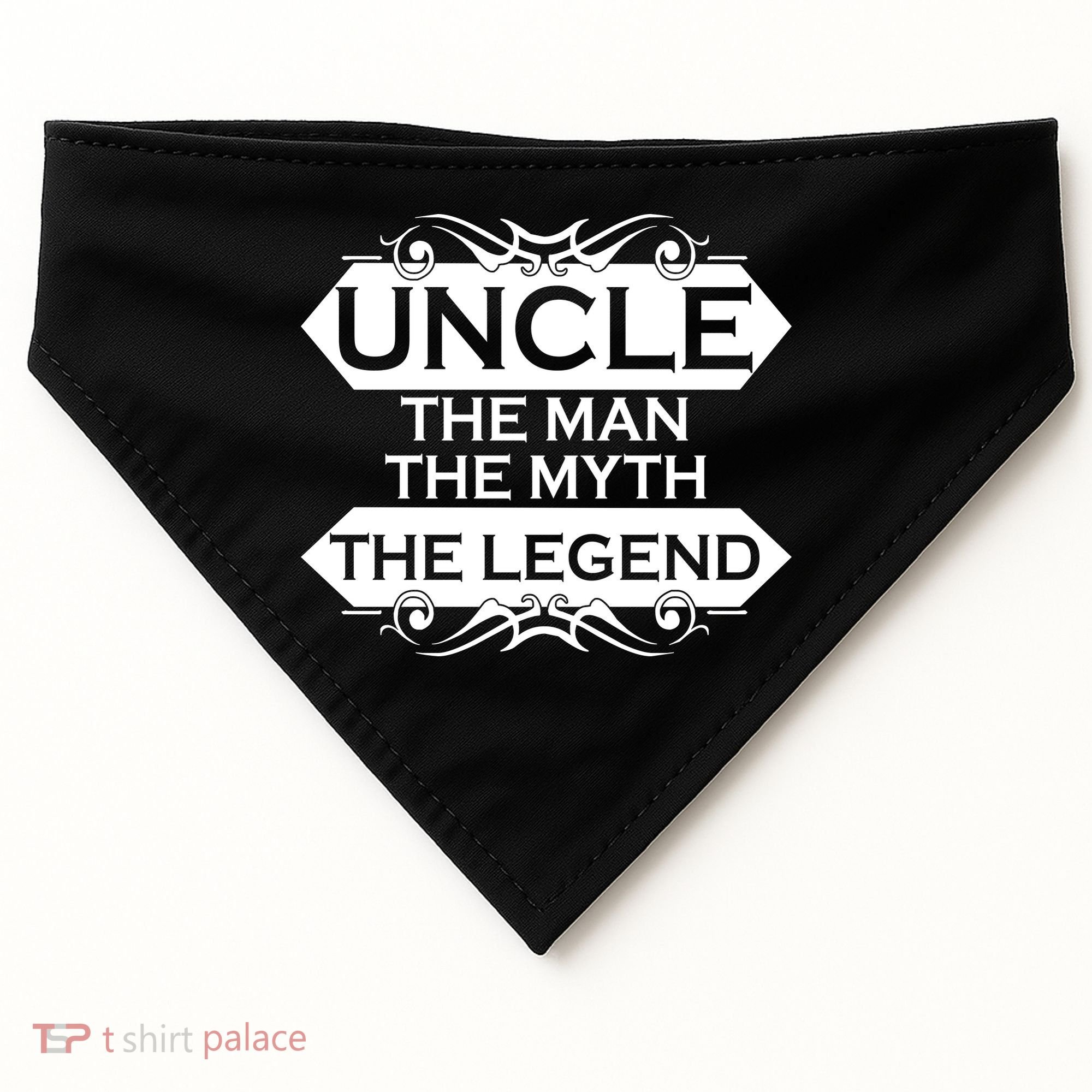 Uncle The Man The Myth The Legend USA-Made Doggie Bandana
