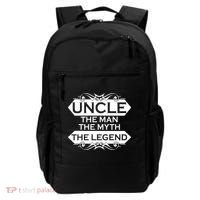 Uncle The Man The Myth The Legend Backpack thumb 0