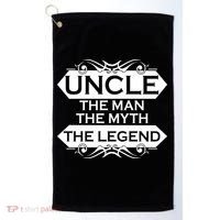 Uncle The Man The Myth The Legend Golf Towel thumb 0