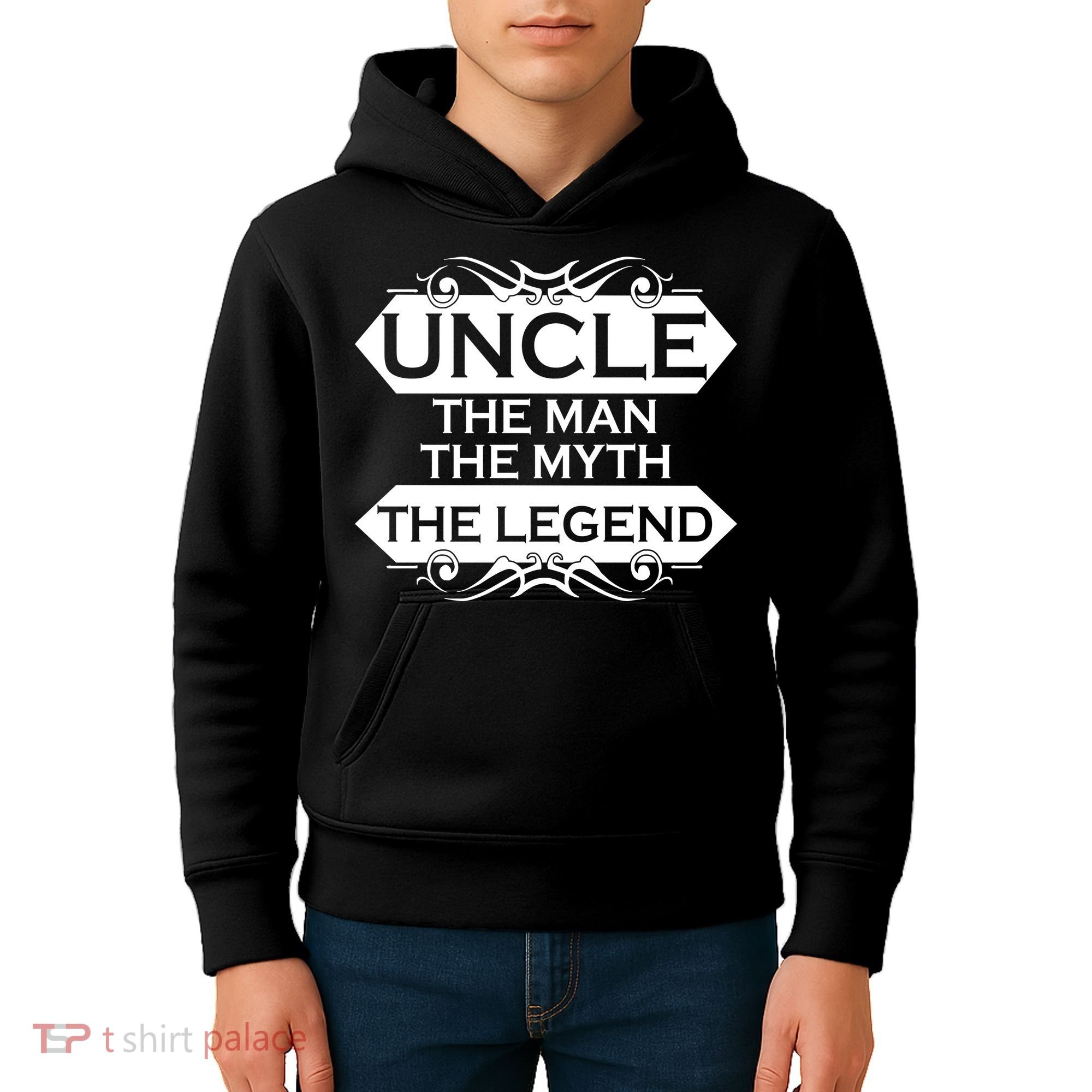 Uncle The Man The Myth The Legend Kids Hoodie