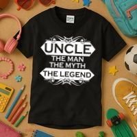 Uncle The Man The Myth The Legend Kids T-Shirt thumb 3