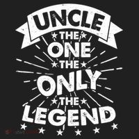 Uncle The One The Only The Legend Hat thumb 2