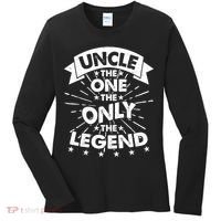Uncle The One The Only The Legend Women's Long Sleeve Shirt thumb 0