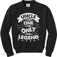 Uncle The One The Only The Legend Kids Sweatshirt thumb 0