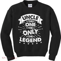 Uncle The One The Only The Legend Kids Sweatshirt thumb 0