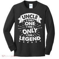 Uncle The One The Only The Legend Kids Long Sleeve Shirt thumb 0