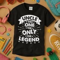 Uncle The One The Only The Legend Kids T-Shirt thumb 3