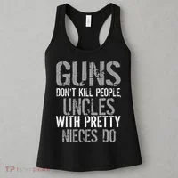 Uncles With Pretty Nieces Kill People Women's Tank Top thumb 3