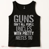 Uncles With Pretty Nieces Kill People Tank Top thumb 2