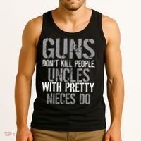Uncles With Pretty Nieces Kill People Tank Top thumb 3