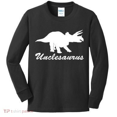 Unclesaurus Kids Long Sleeve Shirt