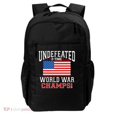 Undefeated 2-Time World War Champs Backpack