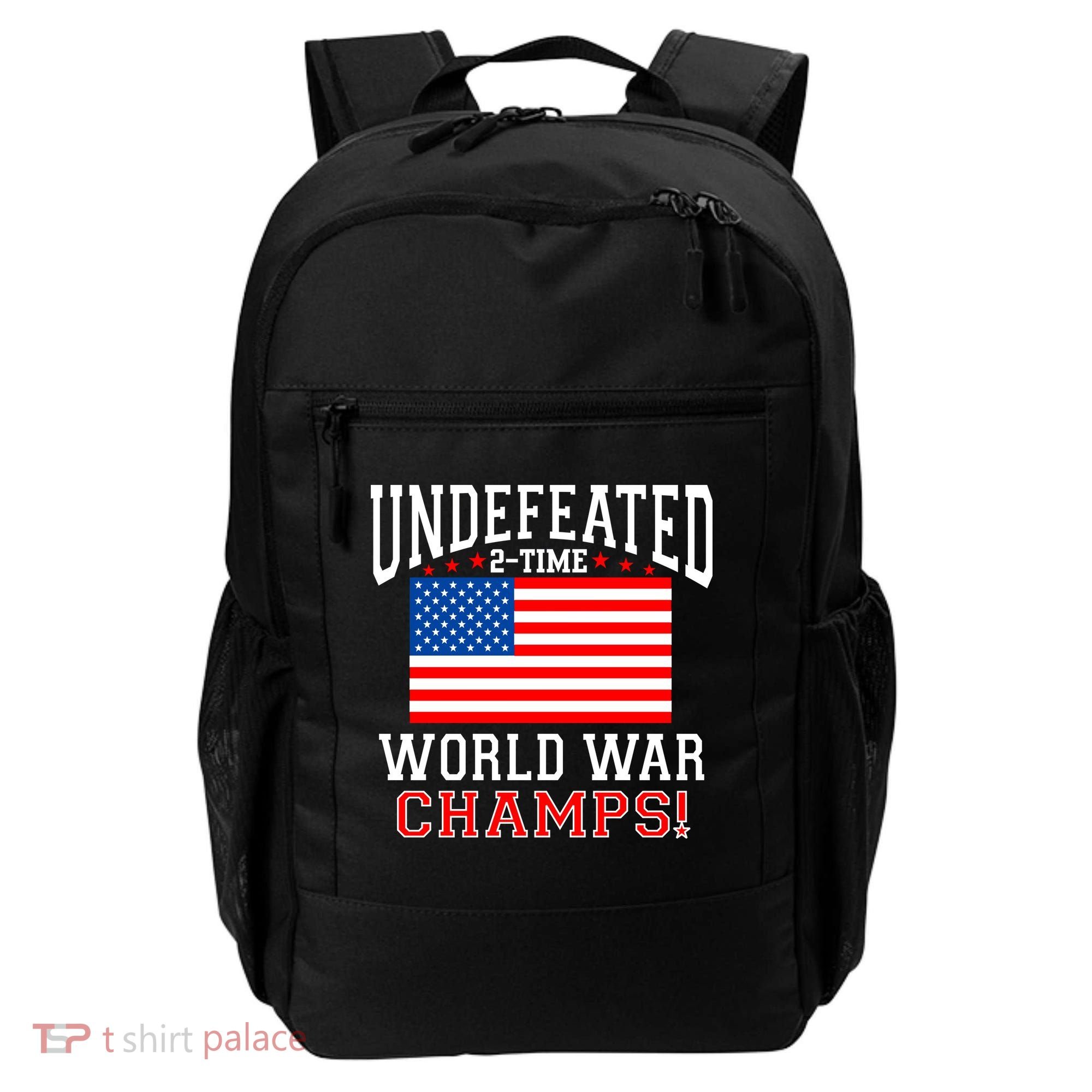 Undefeated 2-Time World War Champs Backpack