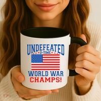 Undefeated 2-Time World War Champs Coffee Mug thumb 3