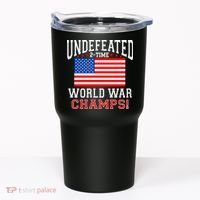 Undefeated 2-Time World War Champs Tumbler thumb 0