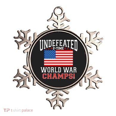 Undefeated 2-Time World War Champs Ornament