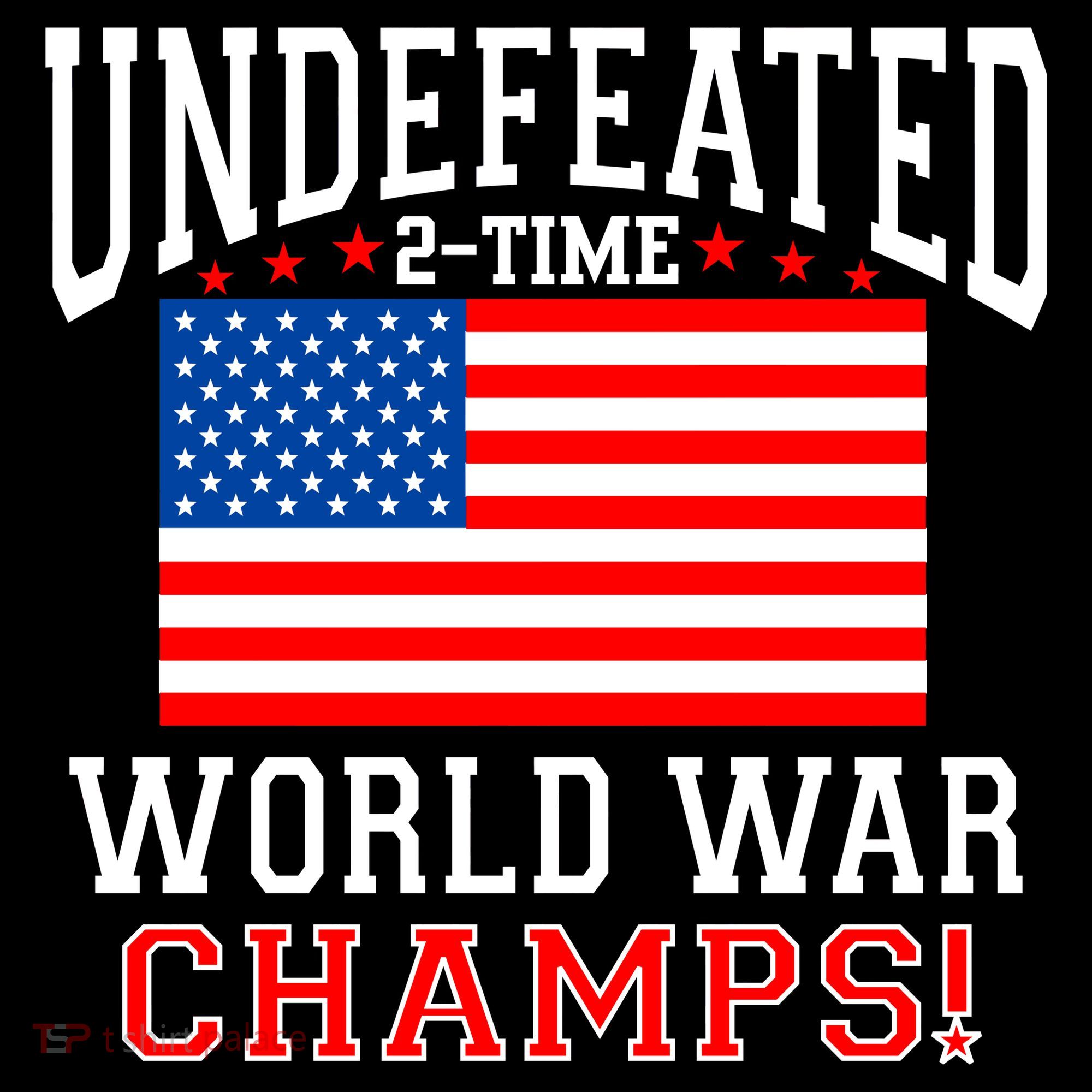 Undefeated 2-Time World War Champs Ornament