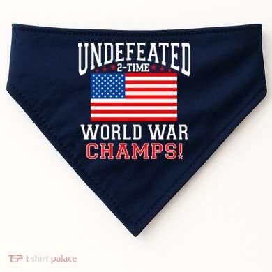 Undefeated 2-Time World War Champs USA-Made Doggie Bandana