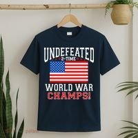 Undefeated 2-Time World War Champs T-Shirt thumb 2