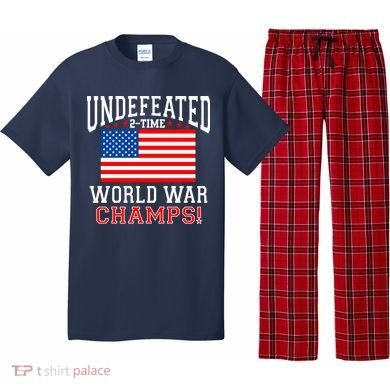 Undefeated 2-Time World War Champs Pajama Set