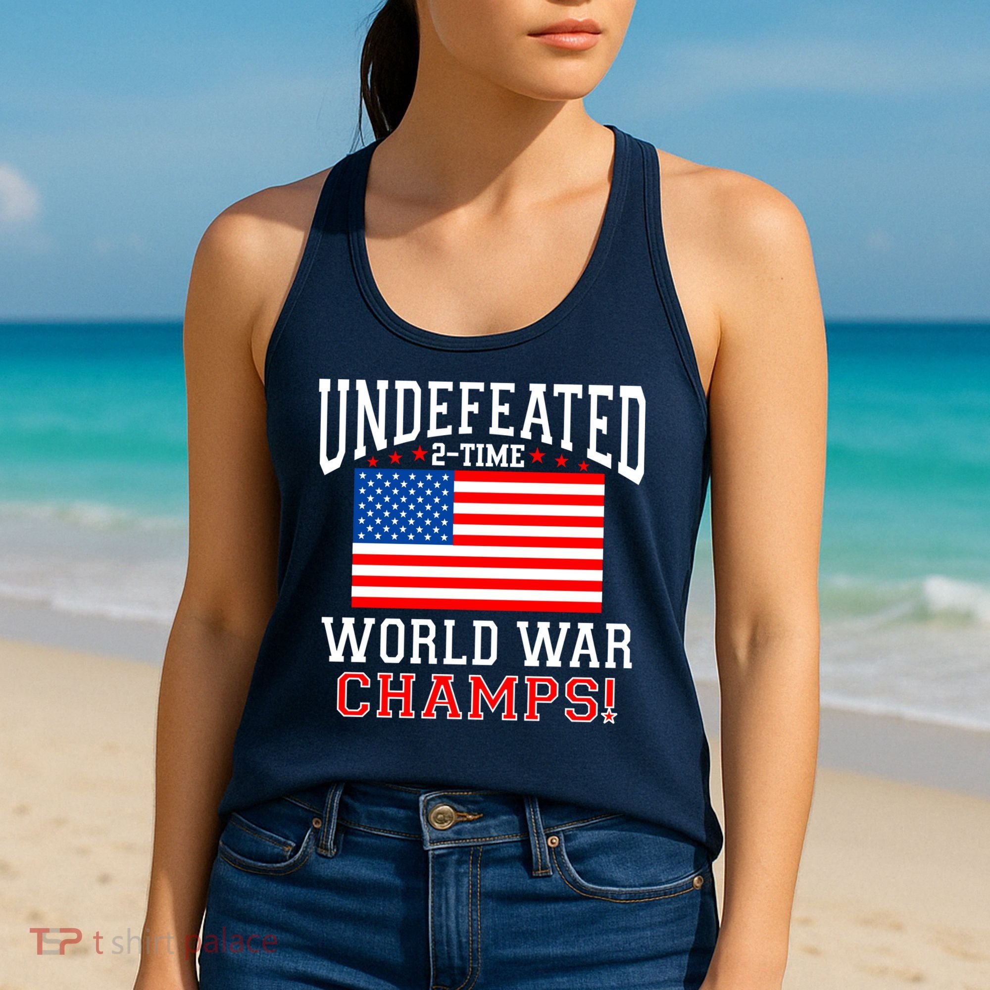 Undefeated 2-Time World War Champs Women's Tank Top