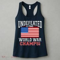 Undefeated 2-Time World War Champs Women's Tank Top thumb 3
