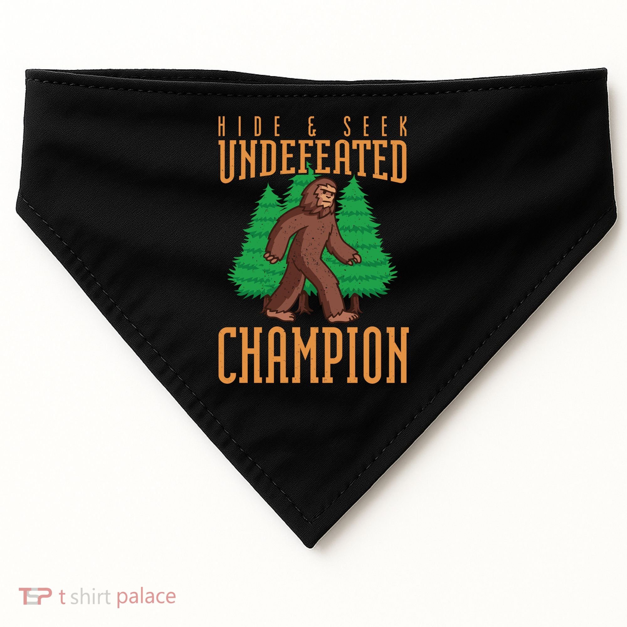 Undefeated Hide & Seek Champion Bigfoot USA-Made Doggie Bandana