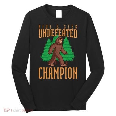 Undefeated Hide & Seek Champion Bigfoot Long Sleeve Shirt