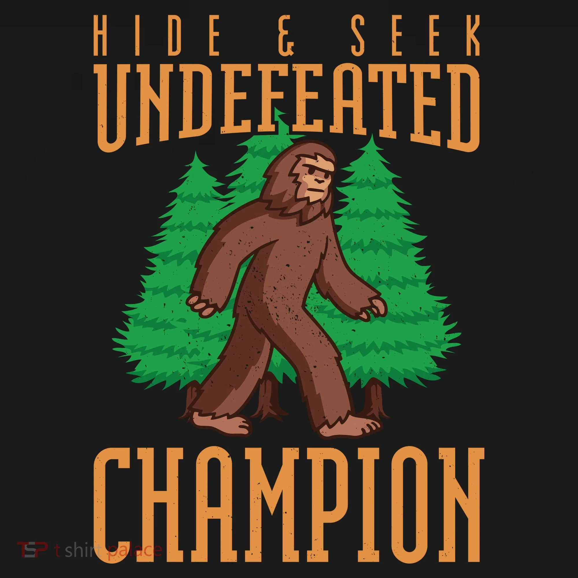 Undefeated Hide & Seek Champion Bigfoot Long Sleeve Shirt